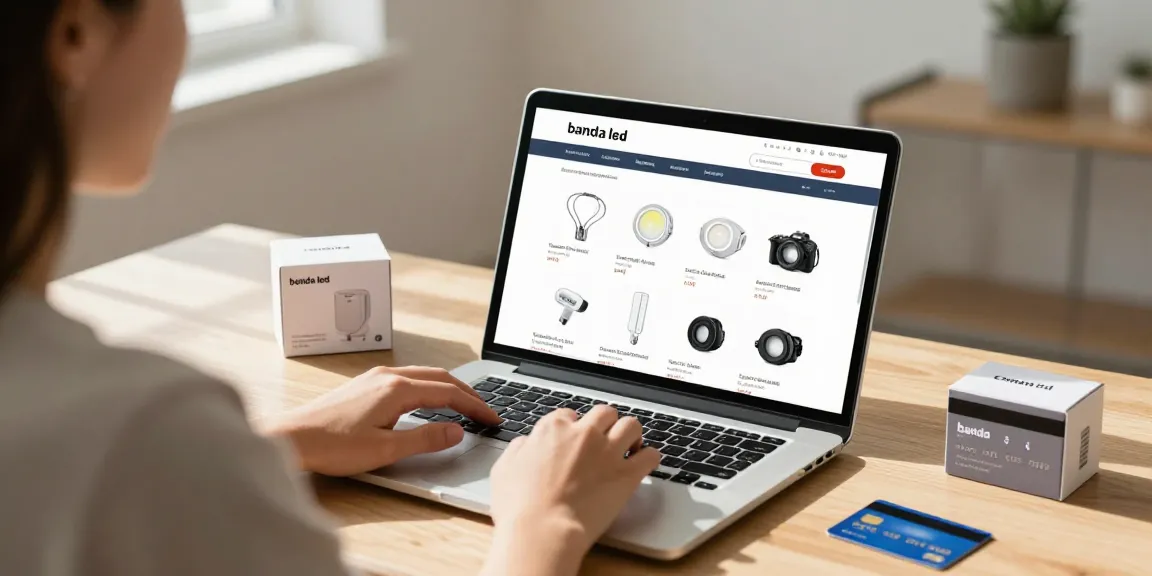 Banda led products on display in an online marketplace, highlighting the best LED shopping deals for buyers.