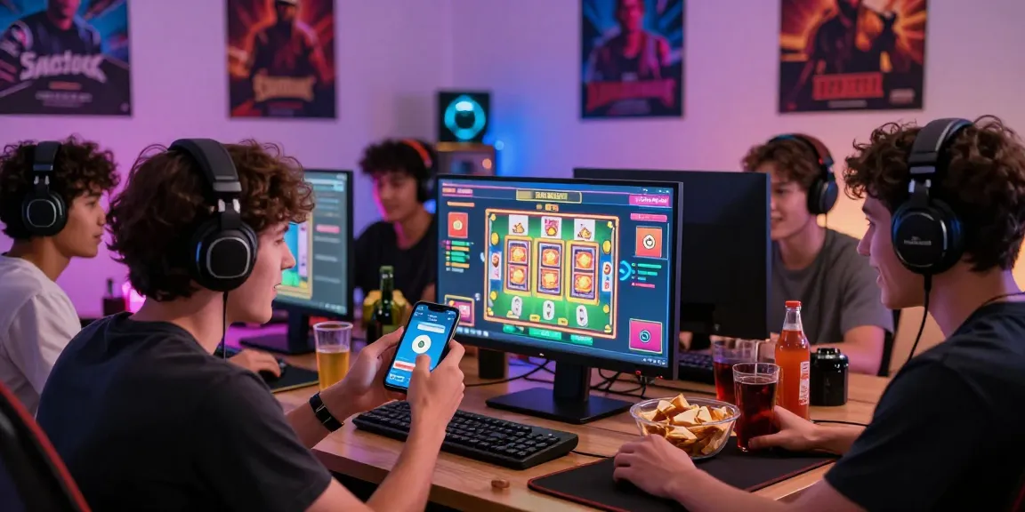 Players enjoying the 68gamebai online gaming experience in an exciting home environment with bright graphics and camaraderie.