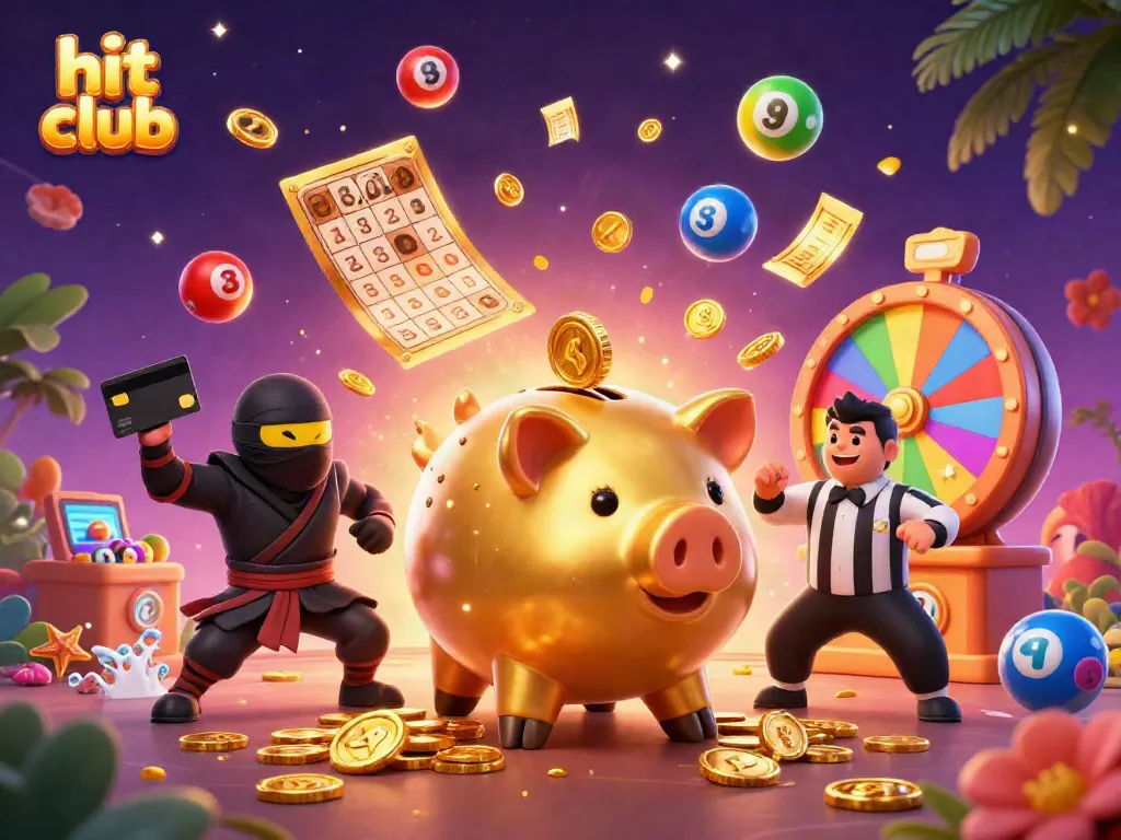 Hit club showcases thrilling gaming action with wild characters amidst a vibrant casino setting.