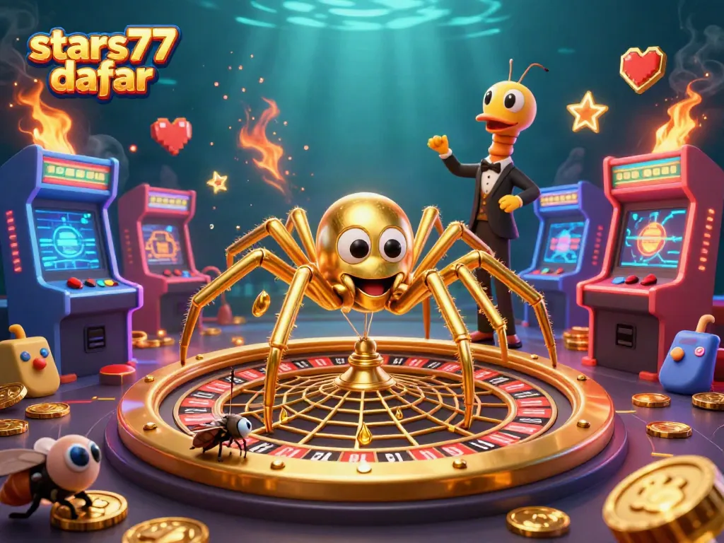 Menangkan permainan dengan stars77 daftar, sambil berderap taruhan pada roda roulette emas.