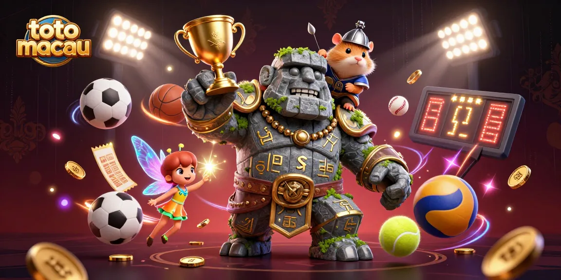Membuka peluang menang di toto macau dengan golem kuno, peri, dan kesatria hamster yang beraksi.