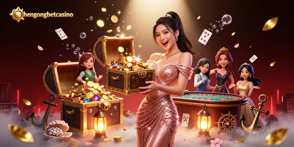 Experience winning moments at hengongbetcasino with a thrilling treasure chest overflowing with gems.