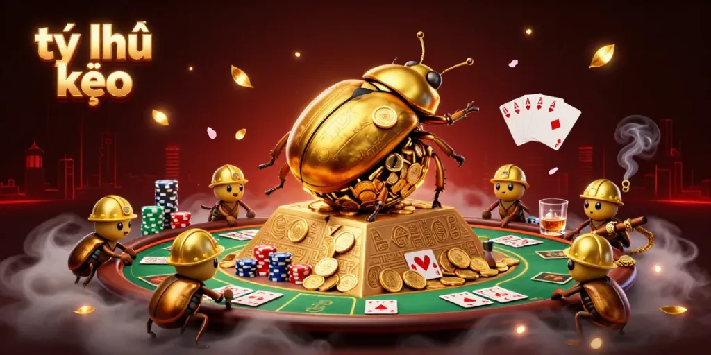 Engage in sports betting with tỷ lệ kèo through dynamic casino elements, capturing the excitement of online gambling.