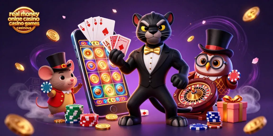 Experience thrilling real money online casino games casinous with a stylish 3D cartoon scene filled with action.