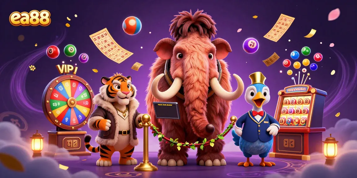ea88 players winning big as the vibrant casino scene unfolds with colorful lottery elements