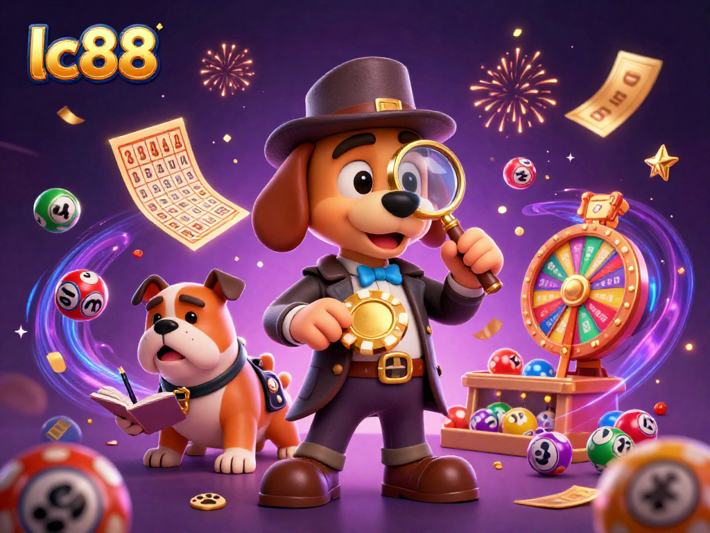Join the adventure with lc88 as a detective dog discovers treasures amidst casino excitement!