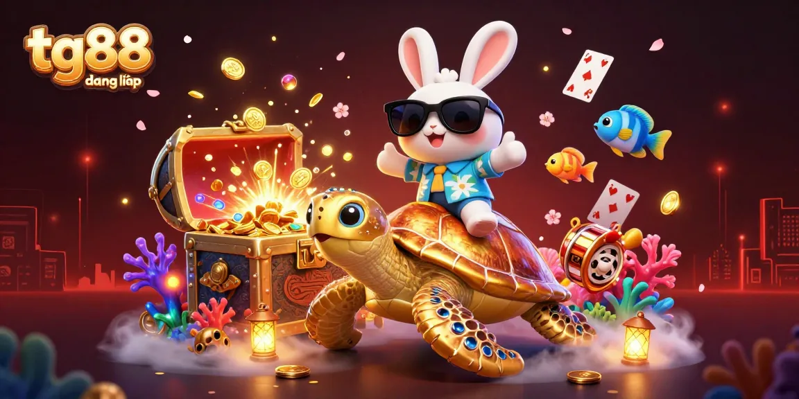 Experience tg88 đăng nhập with vibrant casino action in a rich, dynamic 3D illustration.