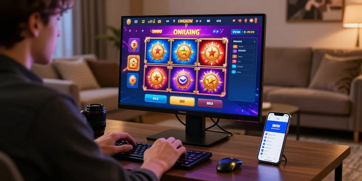 Exciting gaming experience at IWIN online casino featuring engaging slot games and modern digital elements.