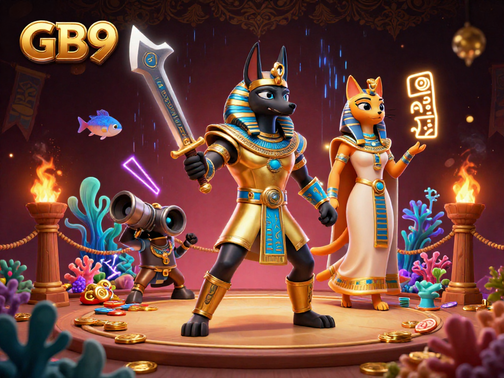Experience thrilling underwater action with GB99's vibrant fish shooting game