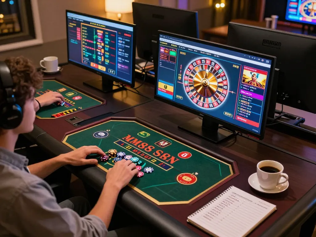 Play engaging casino games on MM88 in a dynamic home online gaming setup